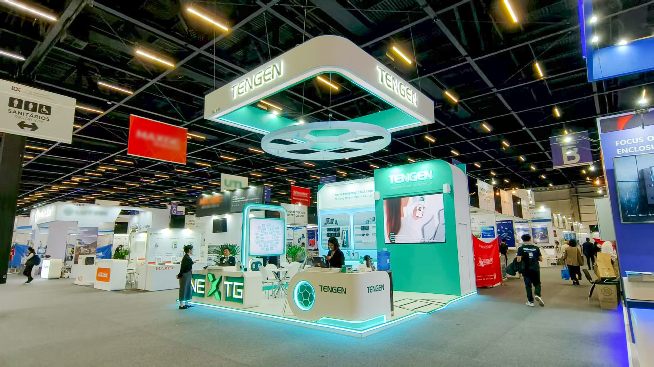 闪耀拉美丨尊龙人生就是傅亮相FIEE巴西国际电力展